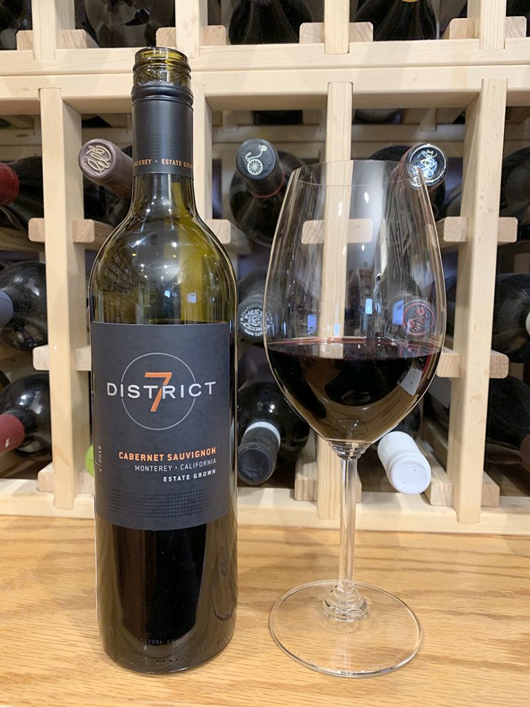 District 7 Cabernet Sauvignon, Estate Grown, Monterey, California 2018 